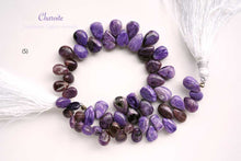 画像をギャラリービューアに読み込む, (S/M/ロング)チャロアイト スムース ペアシェイプ