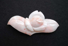 Load image into Gallery viewer, (#35-38)ピンク珊瑚 フラワーカービング ルース カボション 彫り
