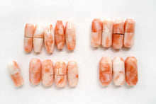 Load image into Gallery viewer, (A-D)ピンク珊瑚 クラスプ 筒型