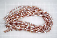 Load image into Gallery viewer, Freshwater Pearl Poppy Baroque Creo Hole White 38 cm