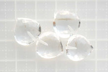 Load image into Gallery viewer, 宝石質 ペア ロック・クリスタル 上部片穴 マイクロカット マロンカット