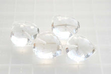 Load image into Gallery viewer, 宝石質 ペア ロック・クリスタル 上部片穴 マイクロカット マロンカット