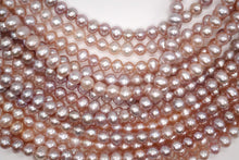 Load image into Gallery viewer, Freshwater Pearl Poppy Baroque Creo Hole White 38 cm