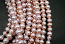 Load image into Gallery viewer, Freshwater Pearl Poppy Baroque Creo Hole White 38 cm