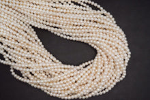 画像をギャラリービューアに読み込む, 5/28 淡水パール 白 有核 37cm セミラウンド