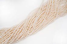 画像をギャラリービューアに読み込む, 5/28 淡水パール 白 有核 37cm セミラウンド