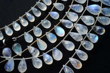 画像をギャラリービューアに読み込む, (No.1-5)上質 レインボームーンストーン ホワイトラブラドライト ファセットドロップ