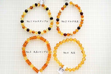 Load image into Gallery viewer, (1 row 19cm) Amber Baltic Amber 3 Colors Tumble Bracelet
