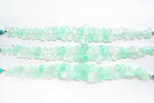 画像をギャラリービューアに読み込む, (半連/1連)オーストラリア産 クリソプレーズ スムースペアシェイプ