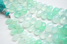 画像をギャラリービューアに読み込む, (半連/1連)オーストラリア産 クリソプレーズ スムースペアシェイプ