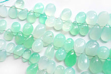 画像をギャラリービューアに読み込む, (半連/1連)オーストラリア産 クリソプレーズ スムースペアシェイプ