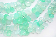 画像をギャラリービューアに読み込む, (半連/1連)オーストラリア産 クリソプレーズ スムースペアシェイプ