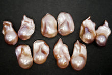 画像をギャラリービューアに読み込む, (ペア #24-29)高品質 淡水パール 天然色 オイスターバロック 穴無し ルース