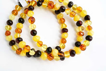 Load image into Gallery viewer, (1 row 19cm) Amber Baltic Amber 3 Colors Tumble Bracelet