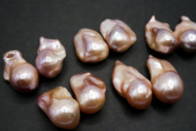 画像をギャラリービューアに読み込む, (ペア #24-29)高品質 淡水パール 天然色 オイスターバロック 穴無し ルース