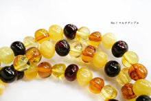 Load image into Gallery viewer, (1 row 19cm) Amber Baltic Amber 3 Colors Tumble Bracelet