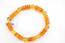 Load image into Gallery viewer, (1 row 19cm) Amber Baltic Amber 3 Colors Tumble Bracelet