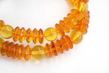 Load image into Gallery viewer, (1 row 19cm) Amber Baltic Amber 3 Colors Tumble Bracelet