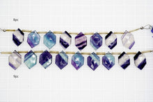 画像をギャラリービューアに読み込む, (8/9pc)フローライト ファセット ヘキサゴン