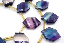 画像をギャラリービューアに読み込む, (8/9pc)フローライト ファセット ヘキサゴン