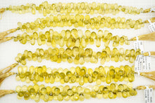 画像をギャラリービューアに読み込む, (#33-39)グリーンゴールド レモンクォーツ ドロップ
