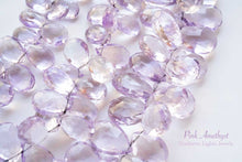 画像をギャラリービューアに読み込む, (M/L/L/LL)宝石質 ピンクアメシスト ファセット ペアシェイプ