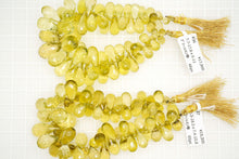 画像をギャラリービューアに読み込む, (#33-39)グリーンゴールド レモンクォーツ ドロップ