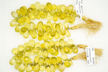 画像をギャラリービューアに読み込む, (#33-39)グリーンゴールド レモンクォーツ ドロップ