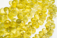 画像をギャラリービューアに読み込む, (#33-39)グリーンゴールド レモンクォーツ ドロップ