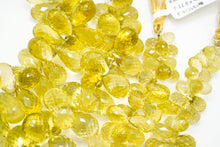 画像をギャラリービューアに読み込む, (#33-39)グリーンゴールド レモンクォーツ ドロップ