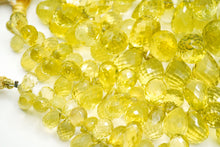 画像をギャラリービューアに読み込む, (#33-39)グリーンゴールド レモンクォーツ ドロップ