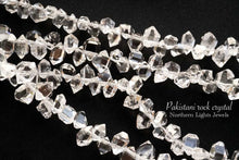 Load image into Gallery viewer, (半連/1連)上質 パキスタン産 ロック・クリスタル 37cm ダブルポイント