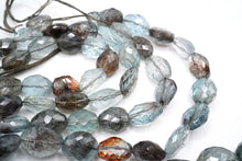 Load image into Gallery viewer, (半連/1連) 宝石質 モスアクアマリン 46cm ファセットタンブル