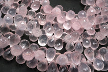 Load image into Gallery viewer, (M/L) 宝石質 ローズクォーツ 20cm ファセットドロップ