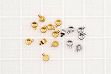 画像をギャラリービューアに読み込む, (ロジウム/K14メッキ) 銀製 ワンパッチン SV925 パーツ