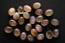 画像をギャラリービューアに読み込む, (10粒入り) ラブラドライト カボション オーバル