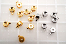 画像をギャラリービューアに読み込む, (ロジウム/K14メッキ) 銀製 ワンパッチン SV925 パーツ