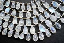 画像をギャラリービューアに読み込む, (No.1-5)上質 レインボームーンストーン ホワイトラブラドライト ファセットドロップ