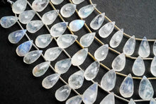 画像をギャラリービューアに読み込む, (No.1-5)上質 レインボームーンストーン ホワイトラブラドライト ファセットドロップ