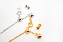 Load image into Gallery viewer, (ロジウム/K14メッキ)銀製925 スライド アジャスター SV925