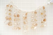 Load image into Gallery viewer, (10pc)インペリアルトパーズ ダブルホール ルースカット マロン