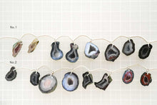 画像をギャラリービューアに読み込む, (No.1-2)ドゥルージー アゲート ジオード 原石