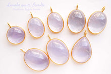 Load image into Gallery viewer, (#36-42)宝石質 ラベンダークォーツ スコロライト 銀製 ヴェルメイユ ペントップ