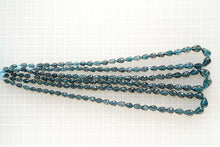 画像をギャラリービューアに読み込む, (半連/1連)ロンドンブルートパーズ 貫通穴 ファセットドロップ