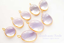 Load image into Gallery viewer, (#36-42)宝石質 ラベンダークォーツ スコロライト 銀製 ヴェルメイユ ペントップ