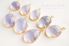 Load image into Gallery viewer, (#36-42)宝石質 ラベンダークォーツ スコロライト 銀製 ヴェルメイユ ペントップ