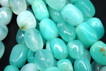 画像をギャラリービューアに読み込む, (半連/1連)高品質 ペルー産 ブルーオパール 20cm スムースタンブル