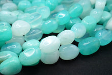 画像をギャラリービューアに読み込む, (半連/1連)高品質 ペルー産 ブルーオパール 20cm スムースタンブル