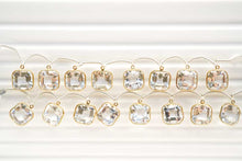 画像をギャラリービューアに読み込む, (2/8粒)宝石質 ロック・クリスタル SV925+K18GP 枠付き 銀製フレーム