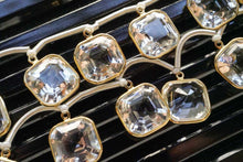 画像をギャラリービューアに読み込む, (2/8粒)宝石質 ロック・クリスタル SV925+K18GP 枠付き 銀製フレーム